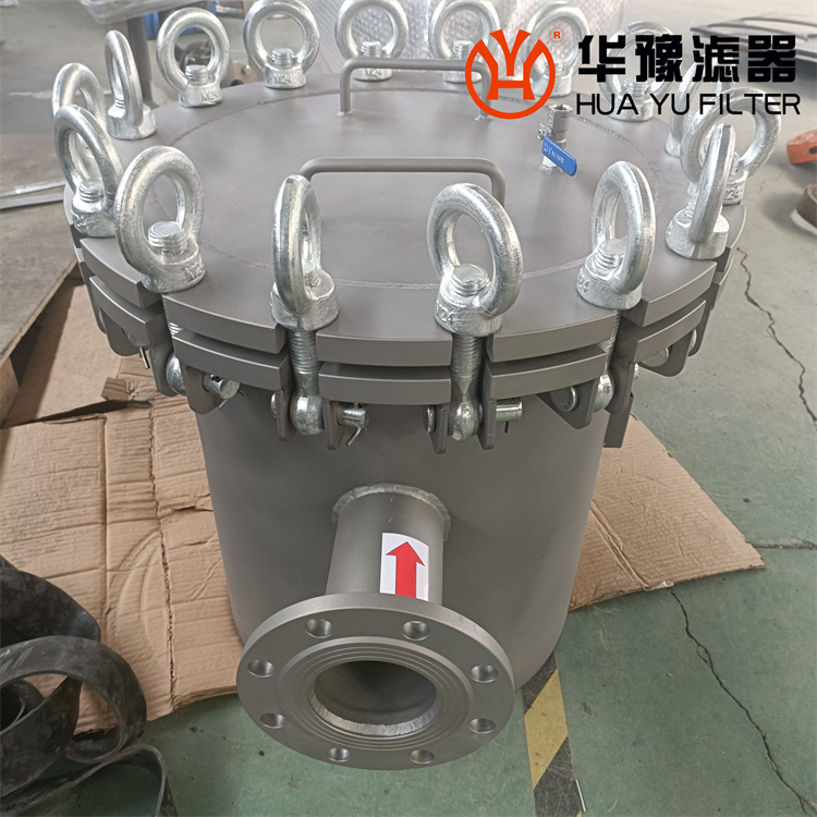口径DN300不锈钢蓝式毛发过滤器 拦截固体颗粒